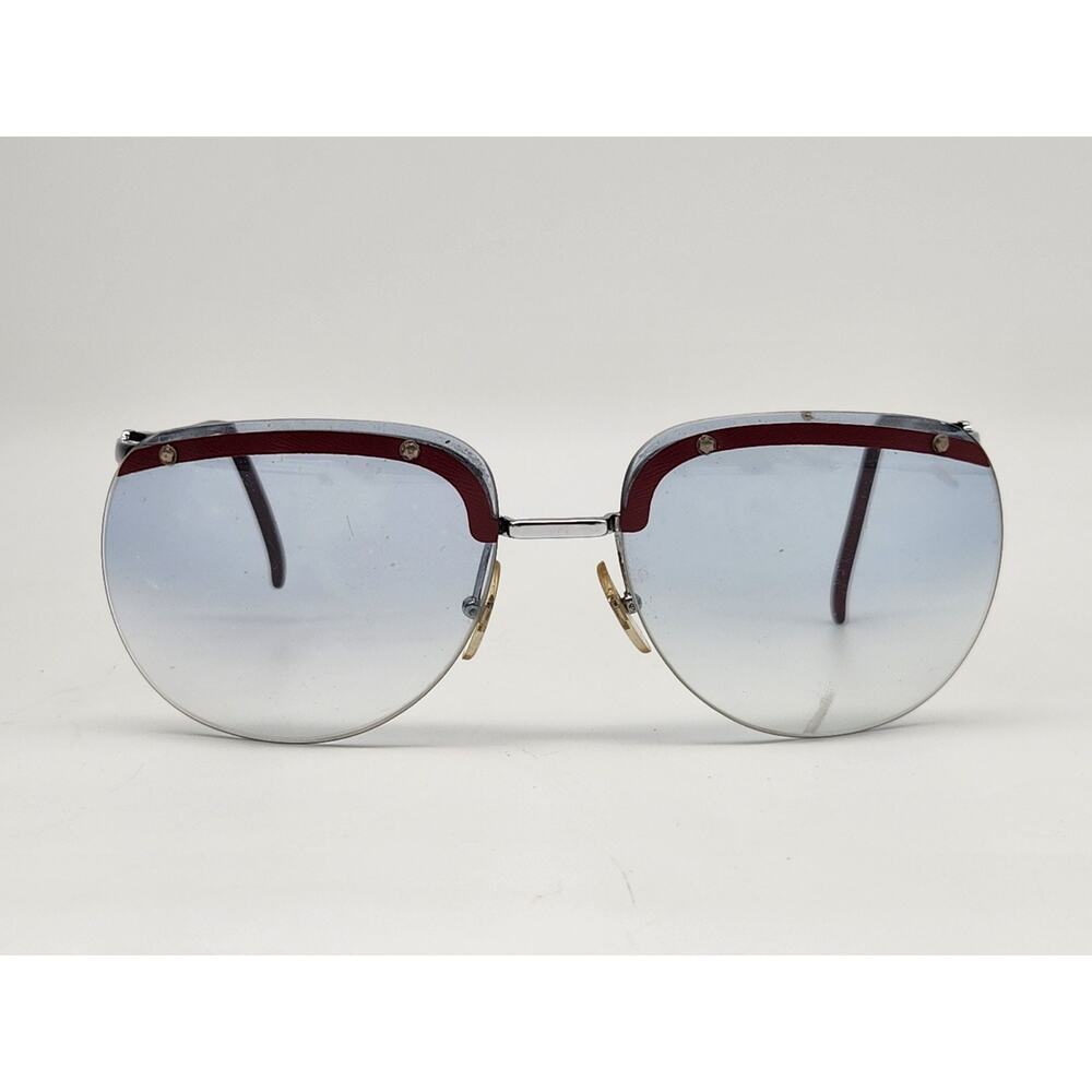 Vintage Playboy Oversized Women’s Sunglasses Blue Gradient Made In Italy 4510